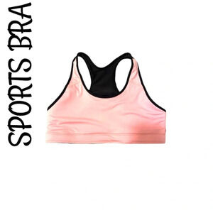 NWOT PINK & BLACK REVERSIBLE SPORTS BRA